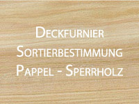 Pappel - italienischer Sortierrichtlinie